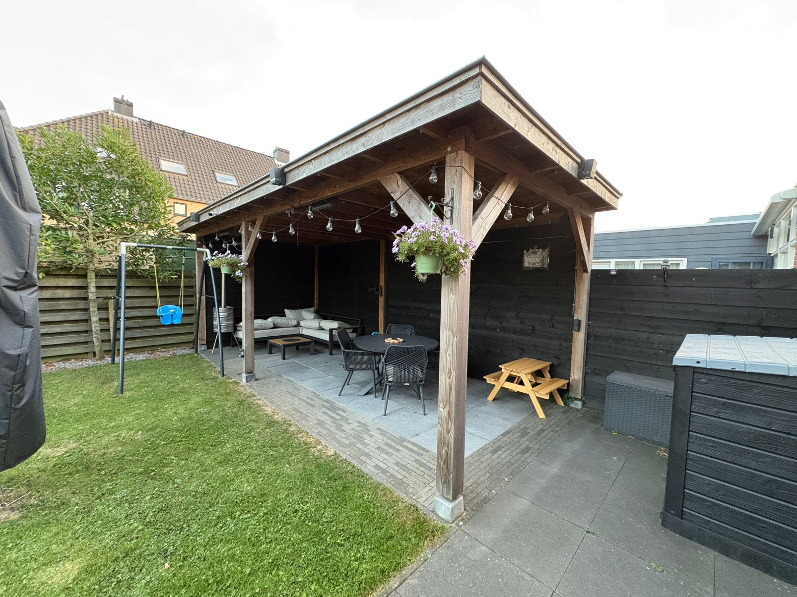 Nette overkapping, Tuin en Terras, Tuinhuizen, Ophalen, Overige typen, 500 cm of meer, Hout