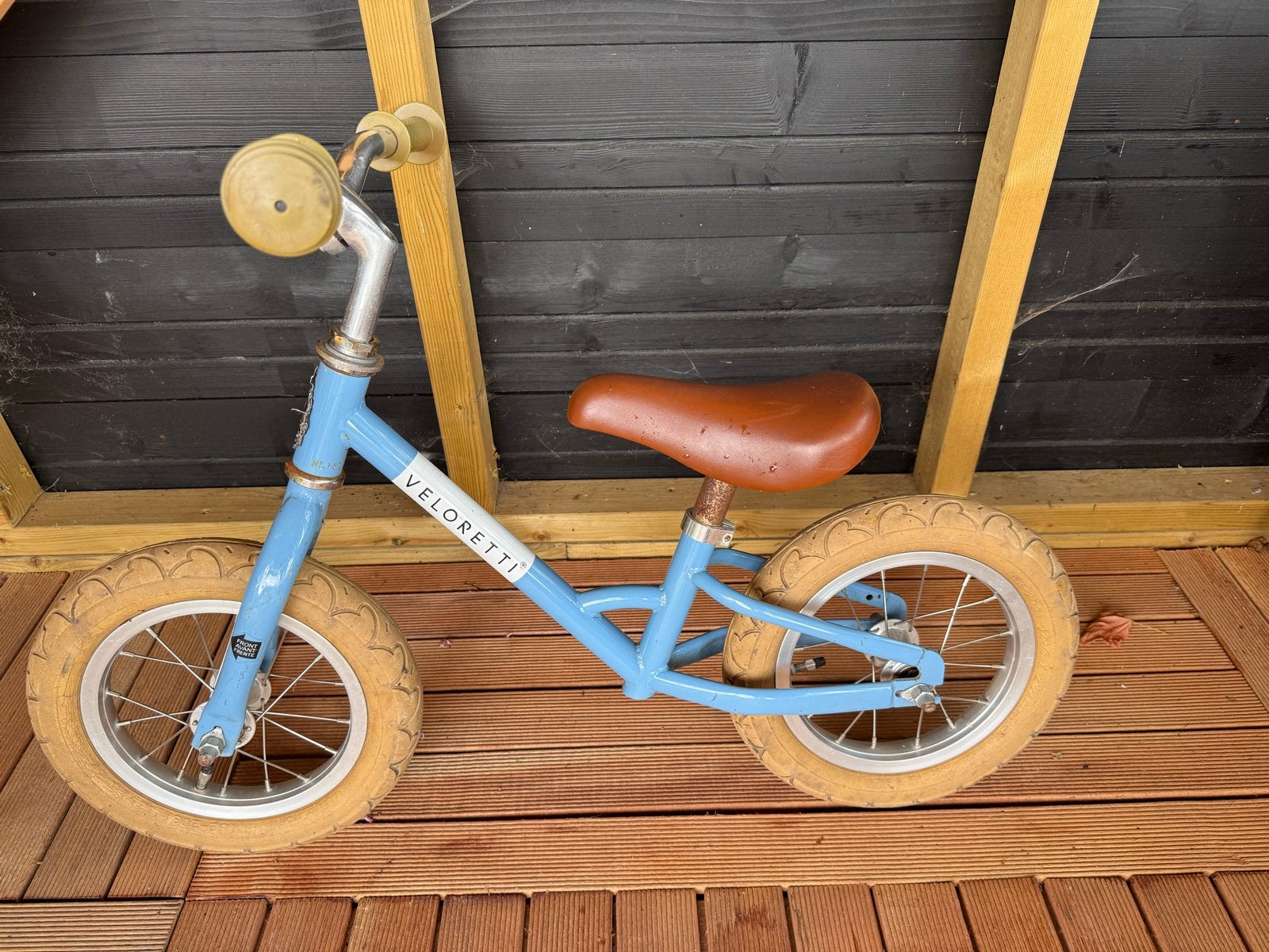 Veloretti loopfietsje, lichtblauw - klaar voor een nieuw avo, Kinderen en Baby's, Ophalen, Gebruikt, Loopfiets