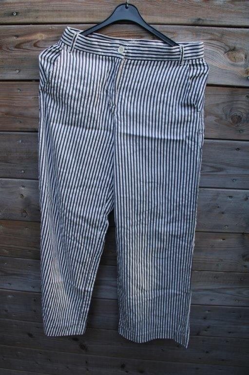 Broek gestreept Max Mara mt 36 Vaste prijs, Kleding | Dames, Overige kleuren, Max Mara, Ophalen of Verzenden, Zo goed als nieuw