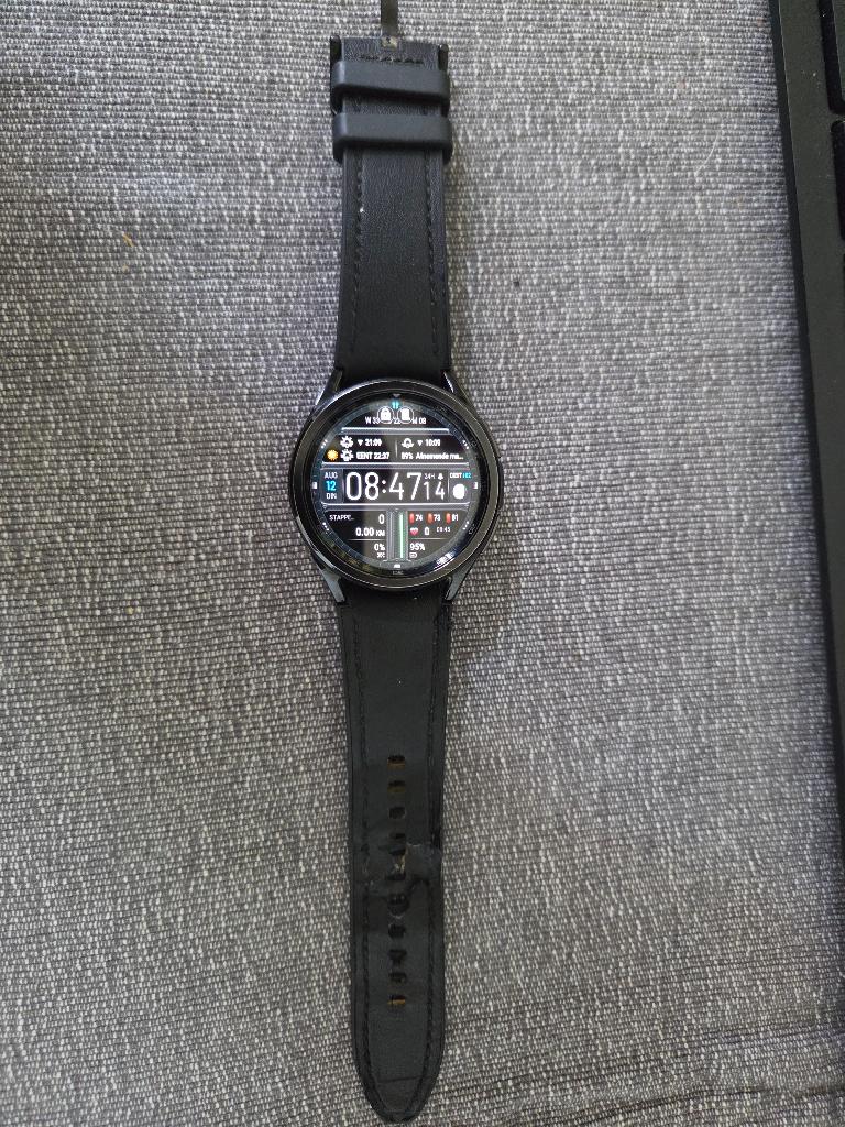Samsung Galaxy Watch 6 Classic 43mm Zwart - 2e Hands, Gebruikt, Zwart, Samsumg, Ophalen of Verzenden