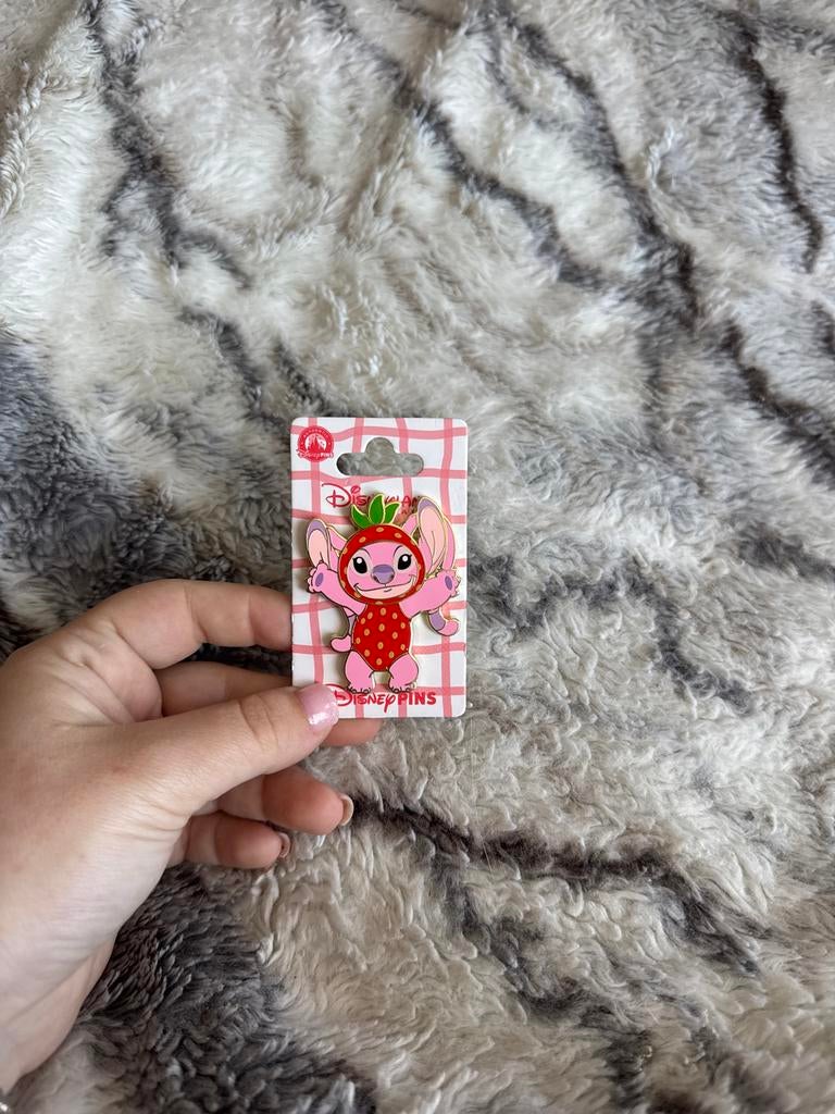 Disney Stitch Aardbei Pin - Nieuw, Verzamelen, Disney, Ophalen of Verzenden, Overige figuren, Nieuw, Overige typen
