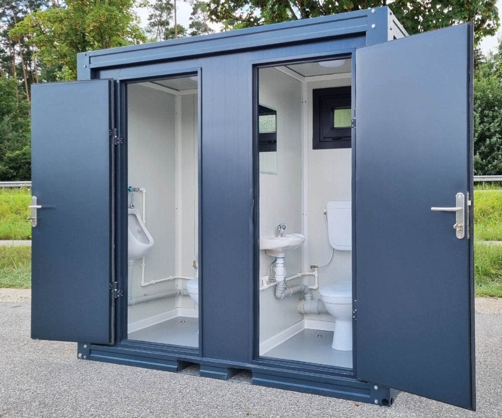 Mobiele Sanitair Units te koop | Direct leverbaar, Doe-het-zelf en Verbouw, Sanitair, Ophalen of Verzenden, Nieuw, Chroom, Toilet
