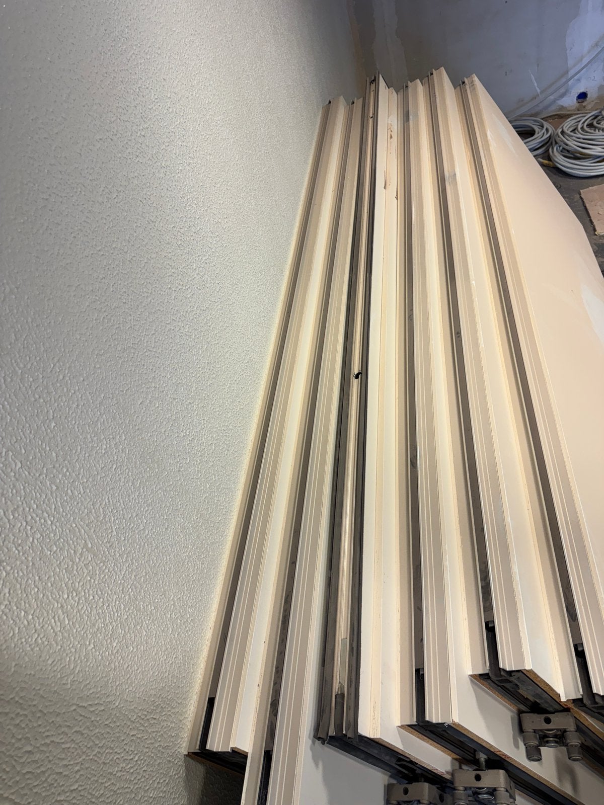 Professionele mobiele scheidingswand / schuifwand – panelen, Doe-het-zelf en Verbouw, Ophalen, Gebruikt, 100 mm of meer, Multiplex