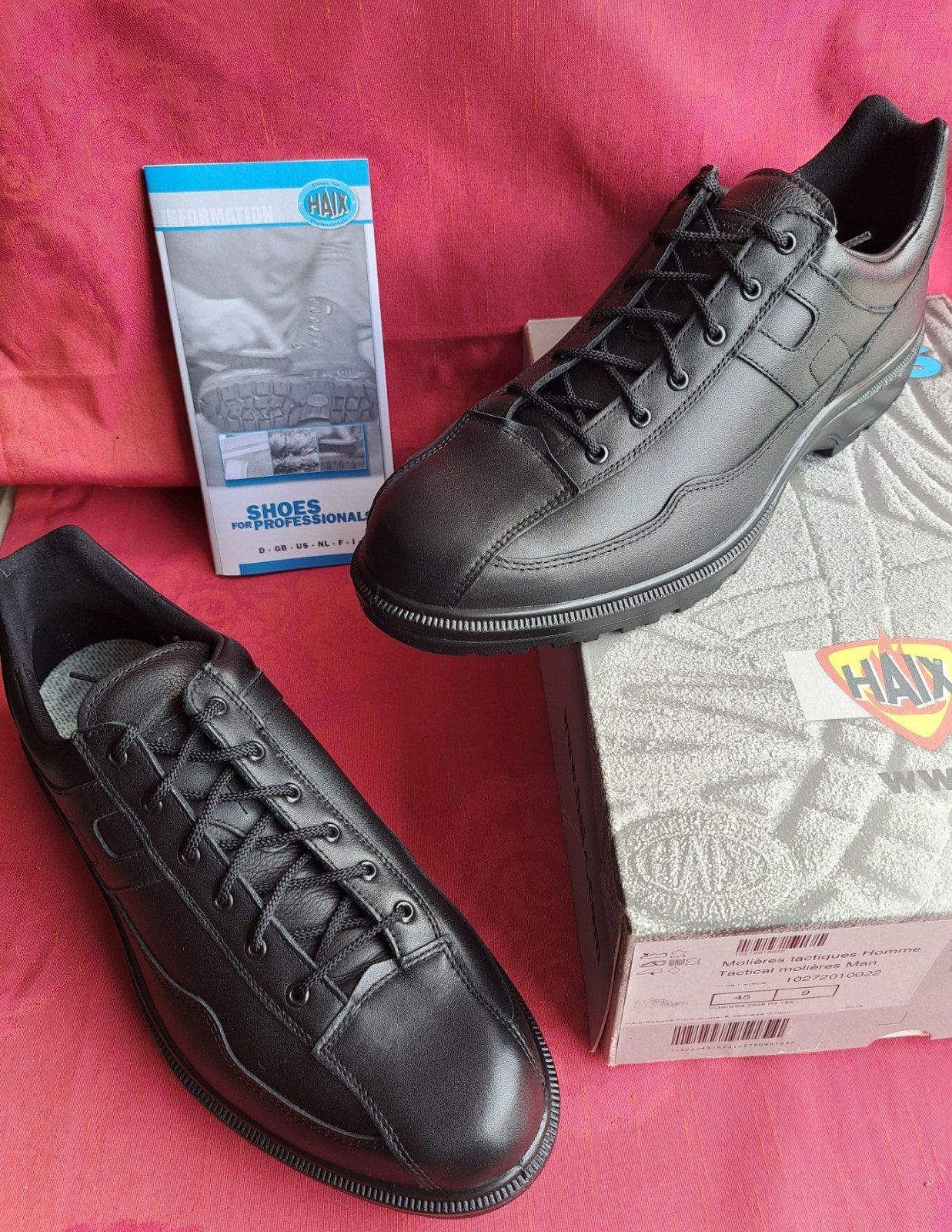 HAIX Tactical Molières Heren Werkschoenen, Mt 45, HAIX, Zwart, Nieuw, Ophalen of Verzenden