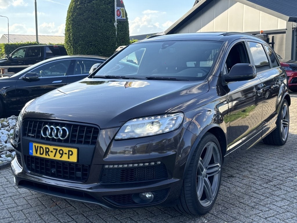 Audi Q7 4.2 TDI V8 2013 Grijs Kenteken Bedrijfsauto Panorama, Auto's, Euro 5, 2240 kg, Gebruikt, 8 cilinders