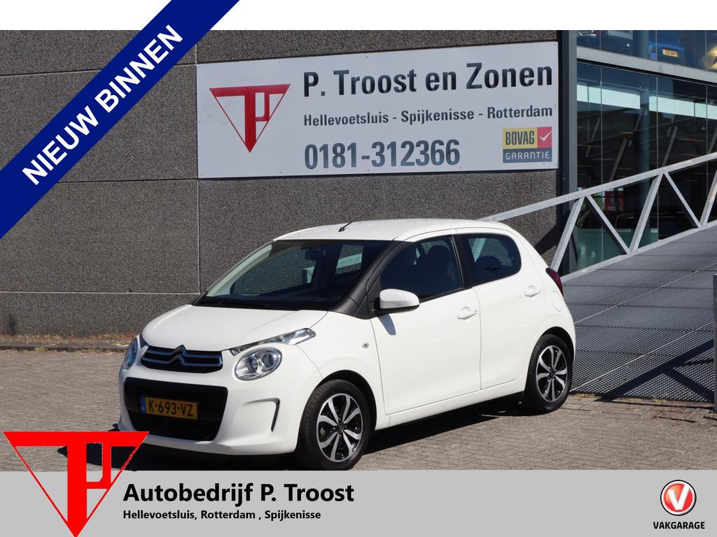 Citroën C1 1.0 VTi Shine Dealeronderhouden! Achteruitrijcam, Auto's, Citroën, Voorwielaandrijving, 12 maanden, Stof, Gebruikt