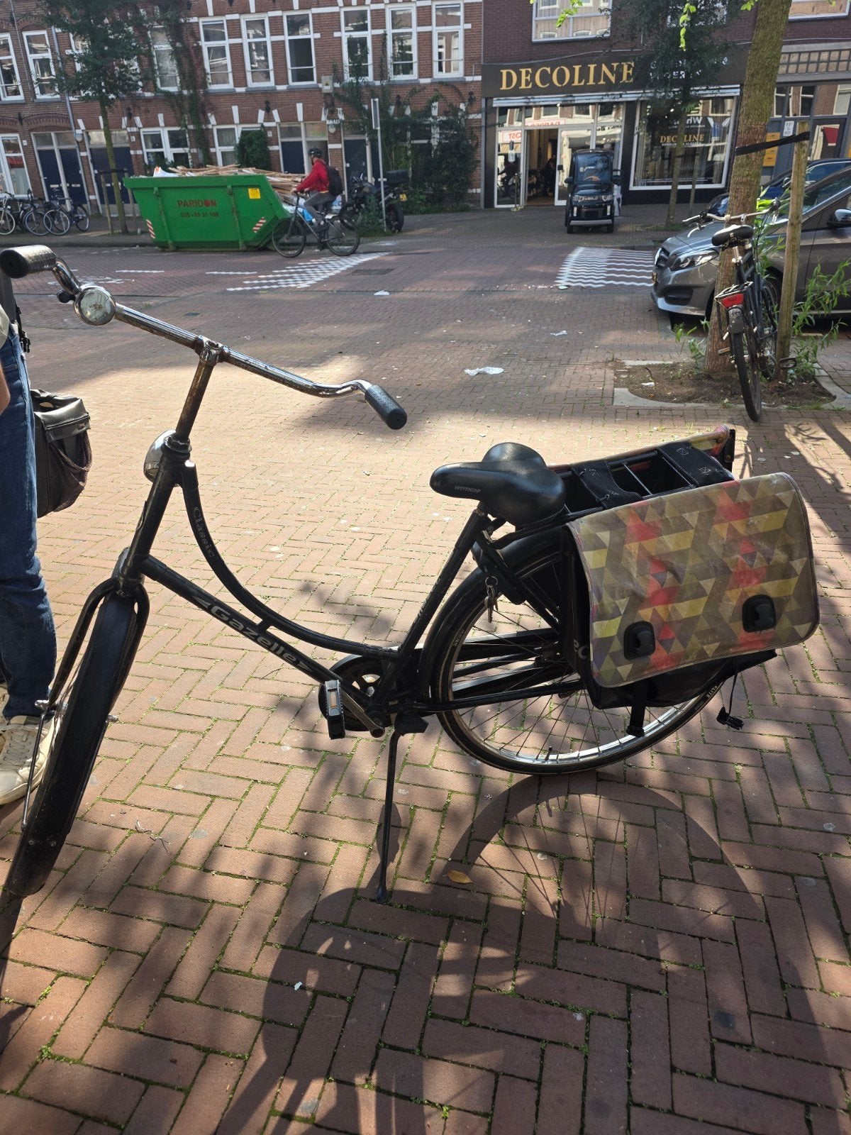 Gazelle stadsfiets, Ophalen, Terugtraprem, Gazelle, 53 tot 56 cm
