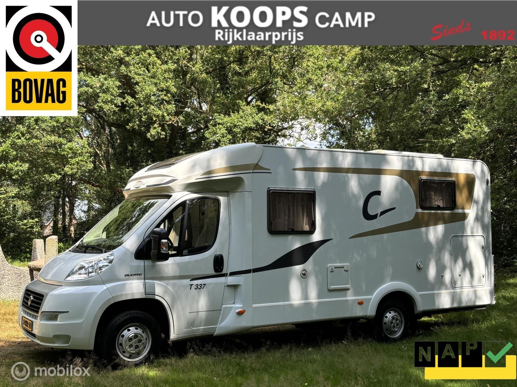 Carado/Hymer T 337 Fiat 2.3 131pk Euro 5 | Enkele-bedden | D, Airbags, Tot en met 2, 6 tot 7 meter, Bedrijf