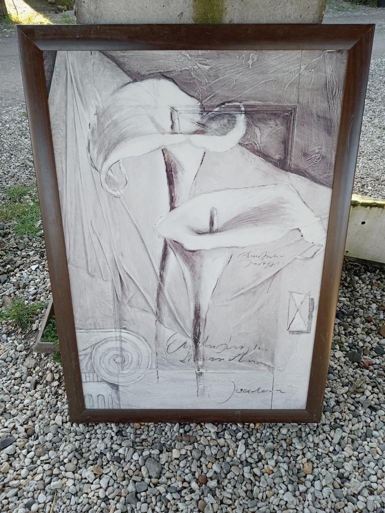 Ingelijste Calla Lelie Kunstprint - Elegant & Tijdloos, Ophalen