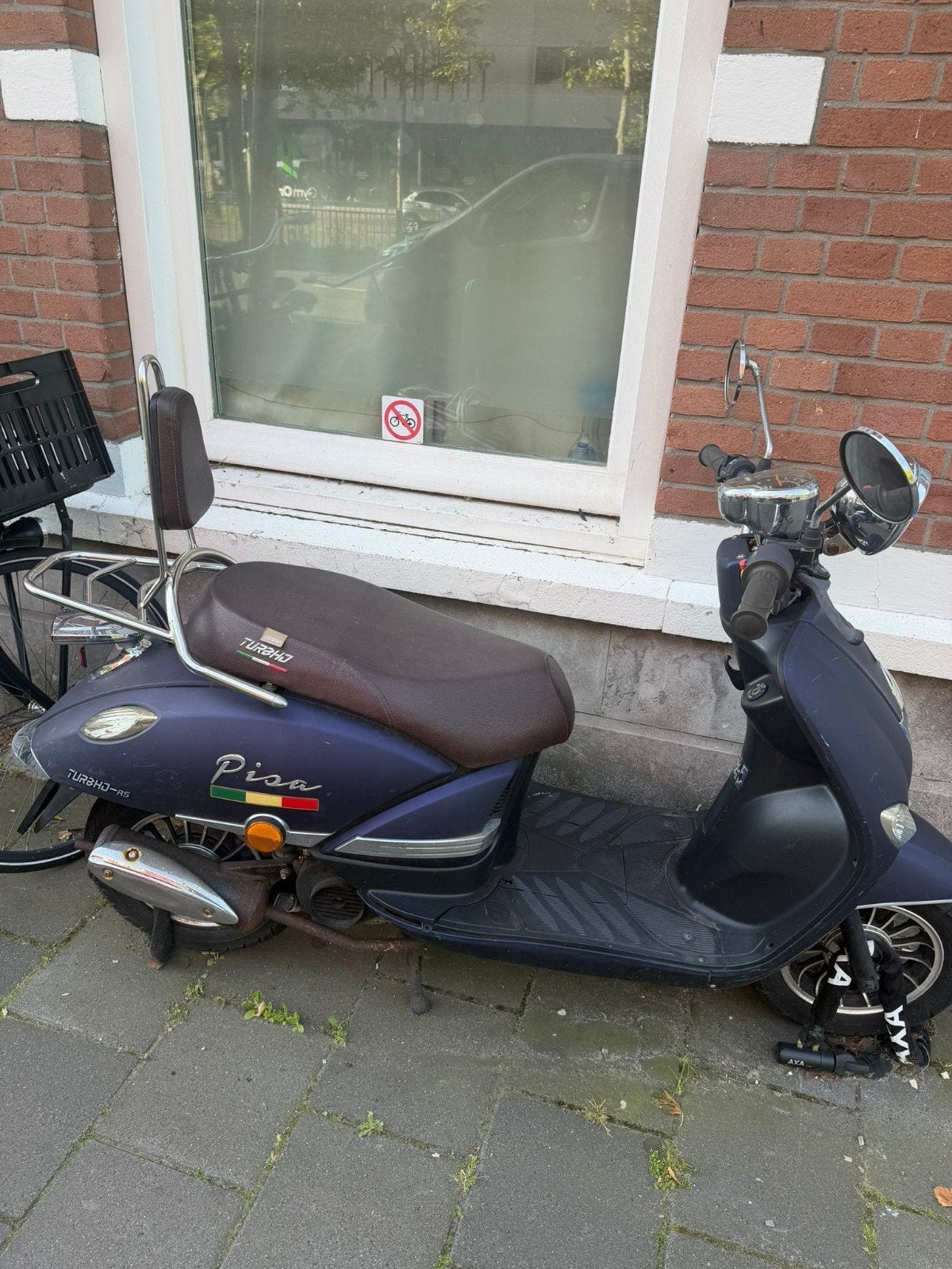 Turrano-RS Pisa Scooter - Donkerblauw, Ophalen of Verzenden, Gebruikt, Benzine, Overige merken