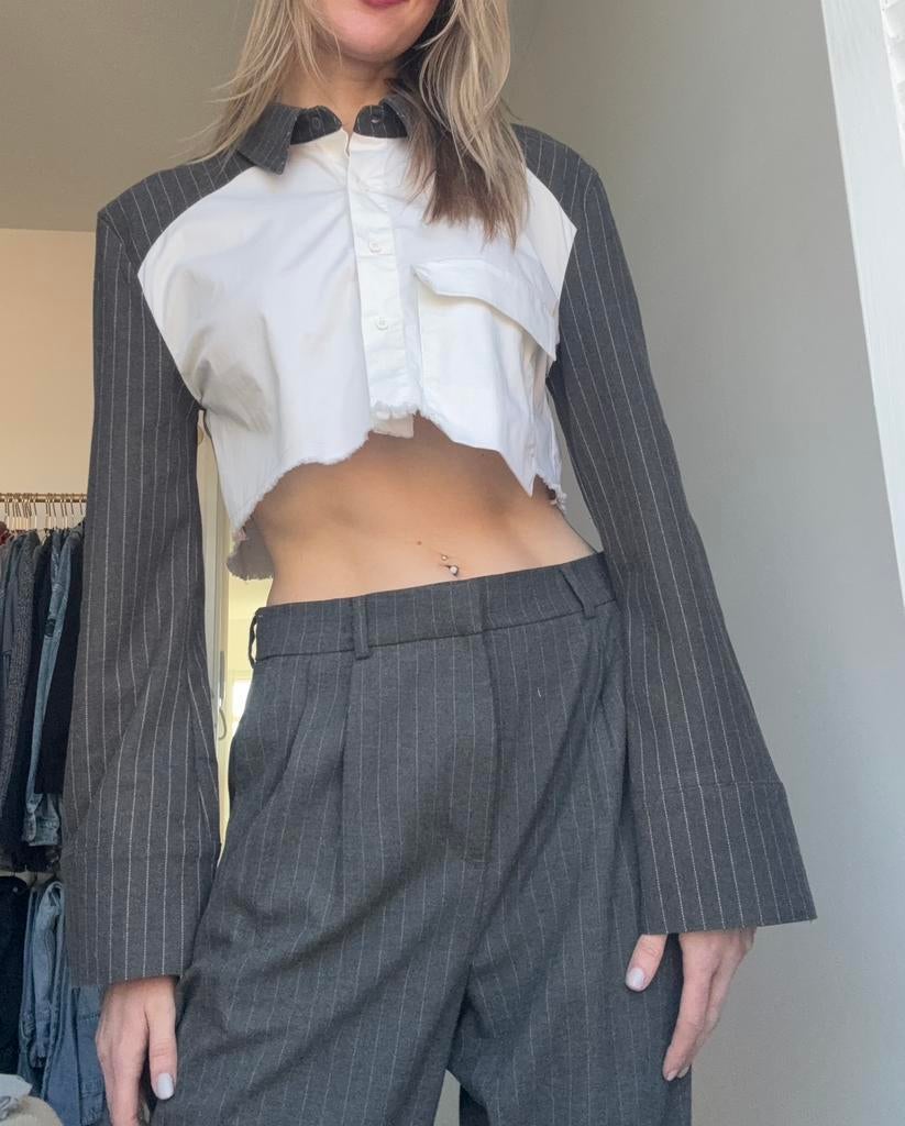 Cropped blouse Maniere De Voir, Ophalen of Verzenden, Nieuw, Maat 38/40 (M), Wit