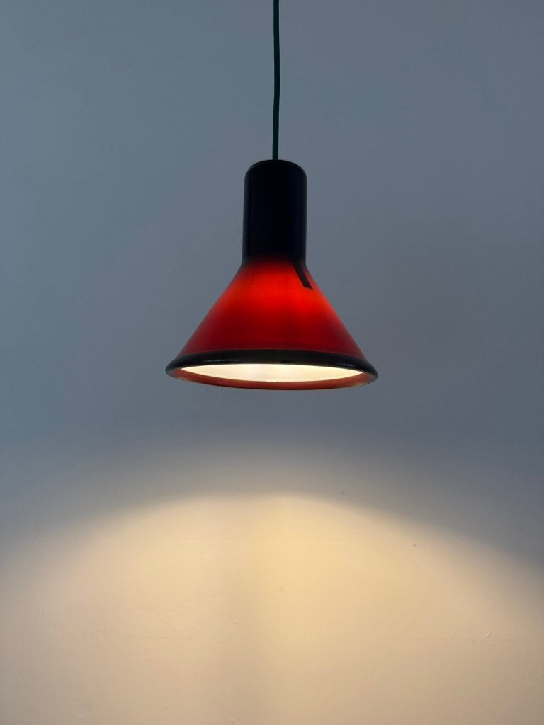 Vintage Holmegaard P&T pendel - Michael Bang - handmade, Scandinavisch, X, E27 (groot), Ophalen of Verzenden