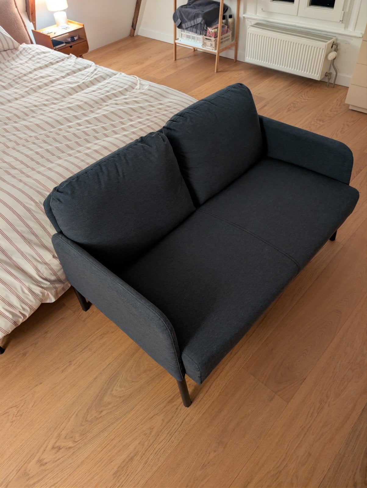 IKEA GLOSTAD 2-zitsbank (IKEA 2 seater sofa), Ophalen, Gebruikt, Tweepersoons, 75 tot 100 cm
