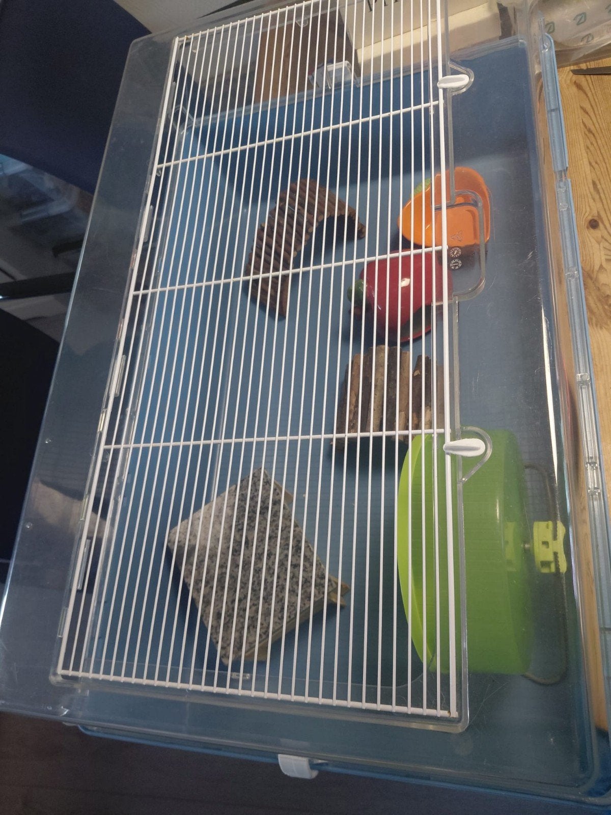 Hamsterkooi, Dieren en Toebehoren, Knaagdieren en Konijnen | Hokken en Kooien, Kooi, Gebruikt, Minder dan 75 cm, Ophalen