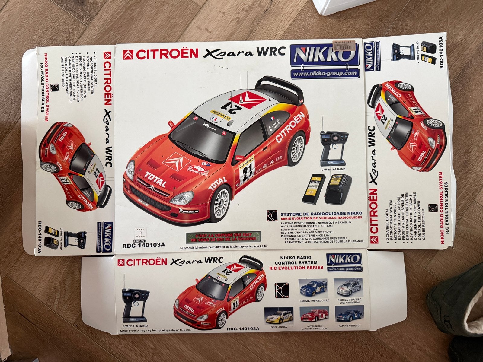 Nikko Citroën Xsara WRC RC Auto, Zo goed als nieuw, Schaal 1:10, Auto onroad, RTR (Ready to Run)
