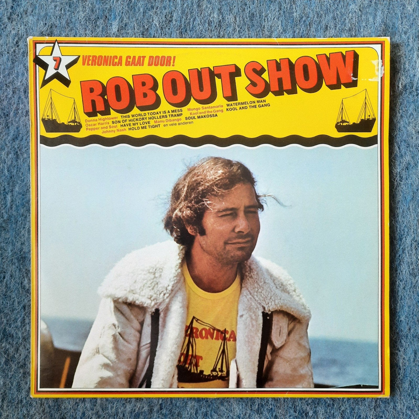 LP Veronica Gaat Door - 7 - Rob Out Show, LP, Overige genres, Ophalen of Verzenden, Zo goed als nieuw