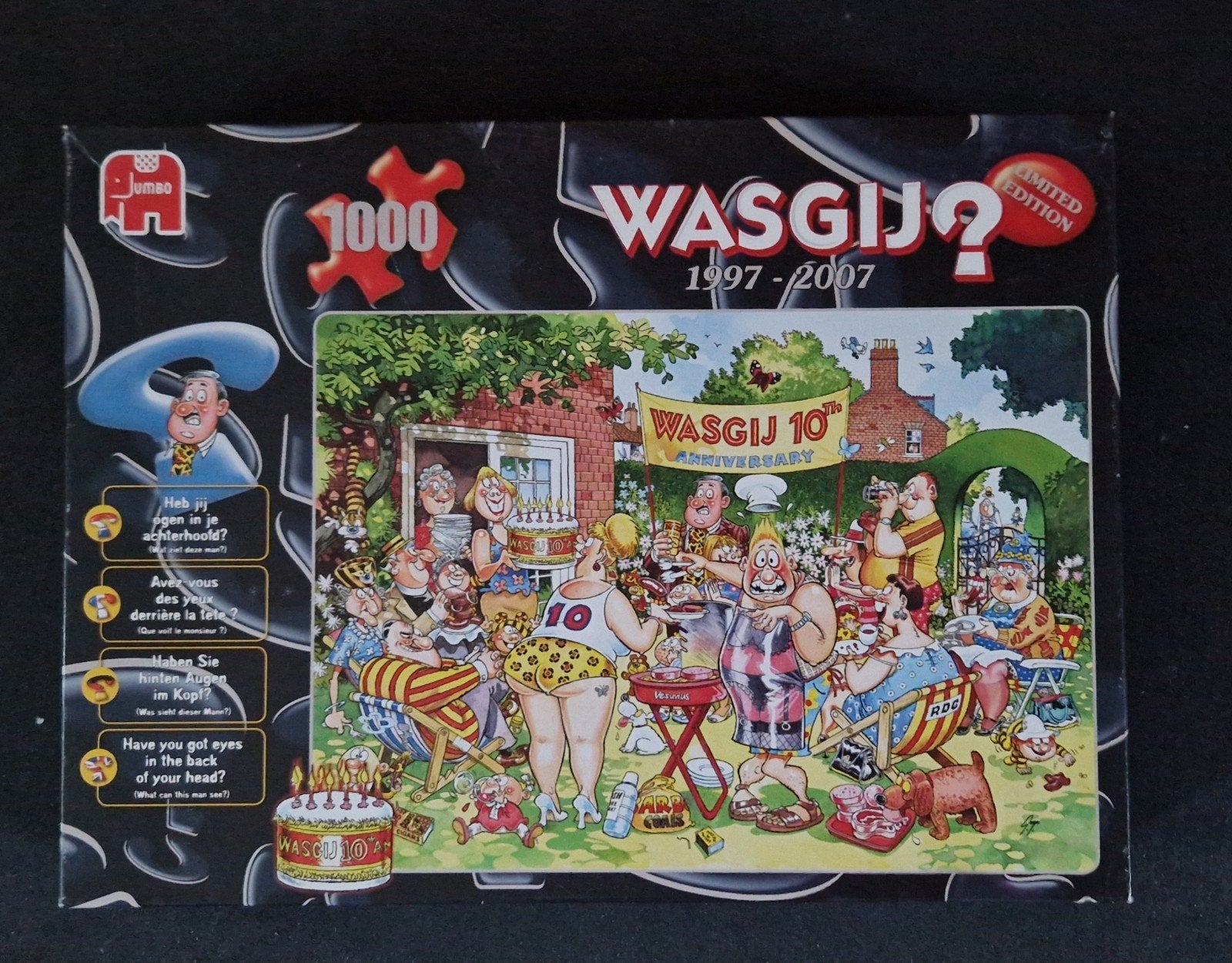 Wasgij puzzel Limited edition 1997 - 2007, Ophalen of Verzenden, 500 t/m 1500 stukjes, Gebruikt