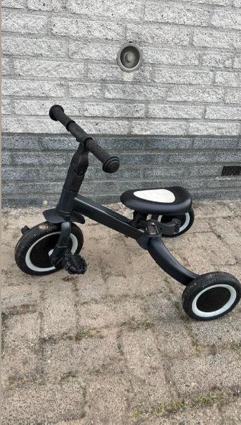 Topmark driewieler loopfiets zwart, Ophalen of Verzenden, Gebruikt