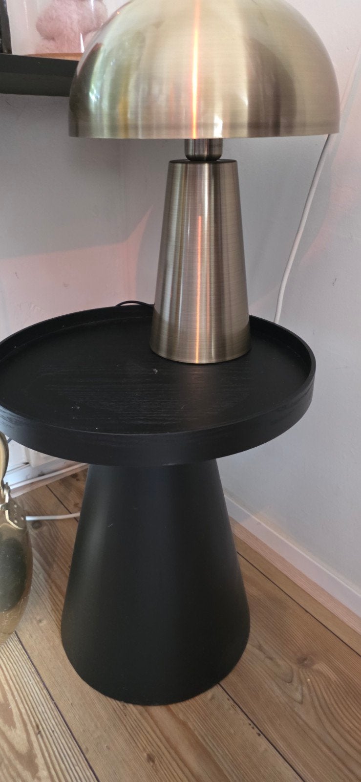 Lamp goud kleur Kwantum zwarte tafel Kwantum, Ophalen of Verzenden