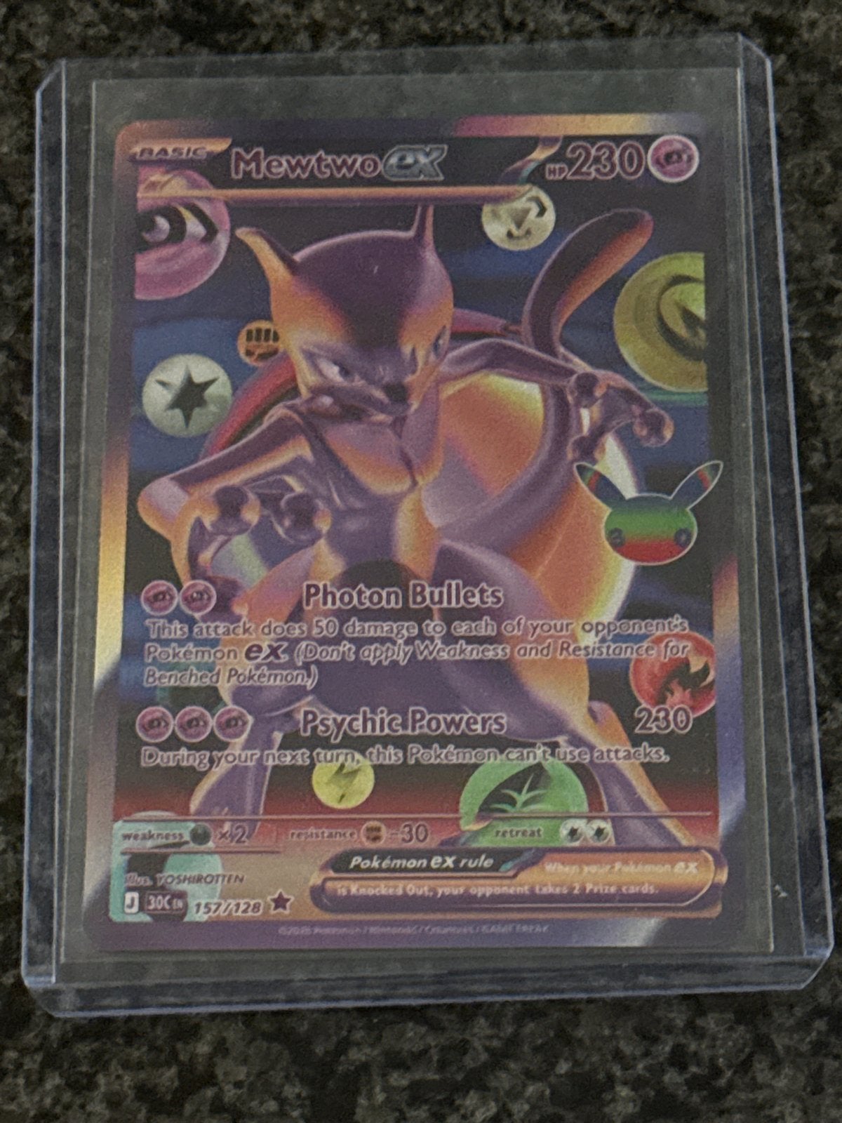 Mewtwo EX Pokémon Kaart - Full Art (XY: BREAKthrough), Hobby en Vrije tijd, Ophalen, Zo goed als nieuw, Losse kaart, Foil