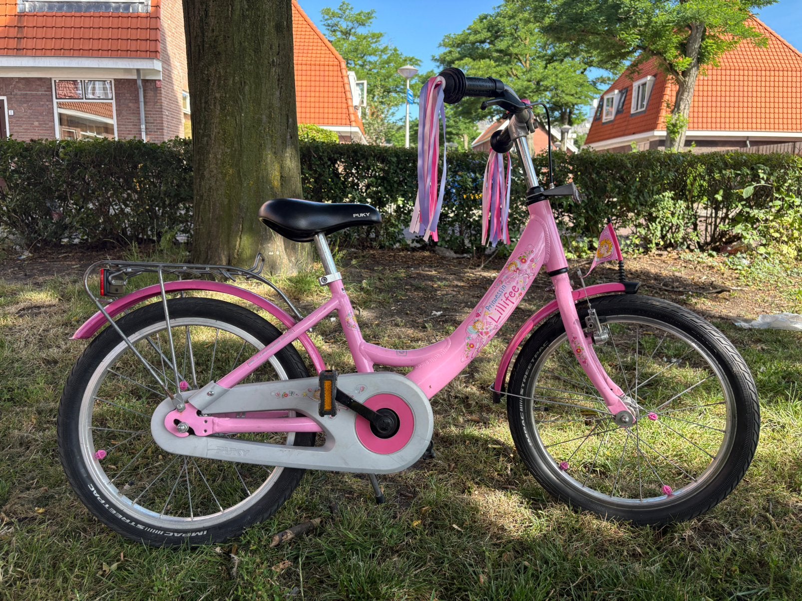 Puky kinderfiets/meisjesfiets, 18 inch, Ophalen, Terugtraprem, 18 inch, Handrem