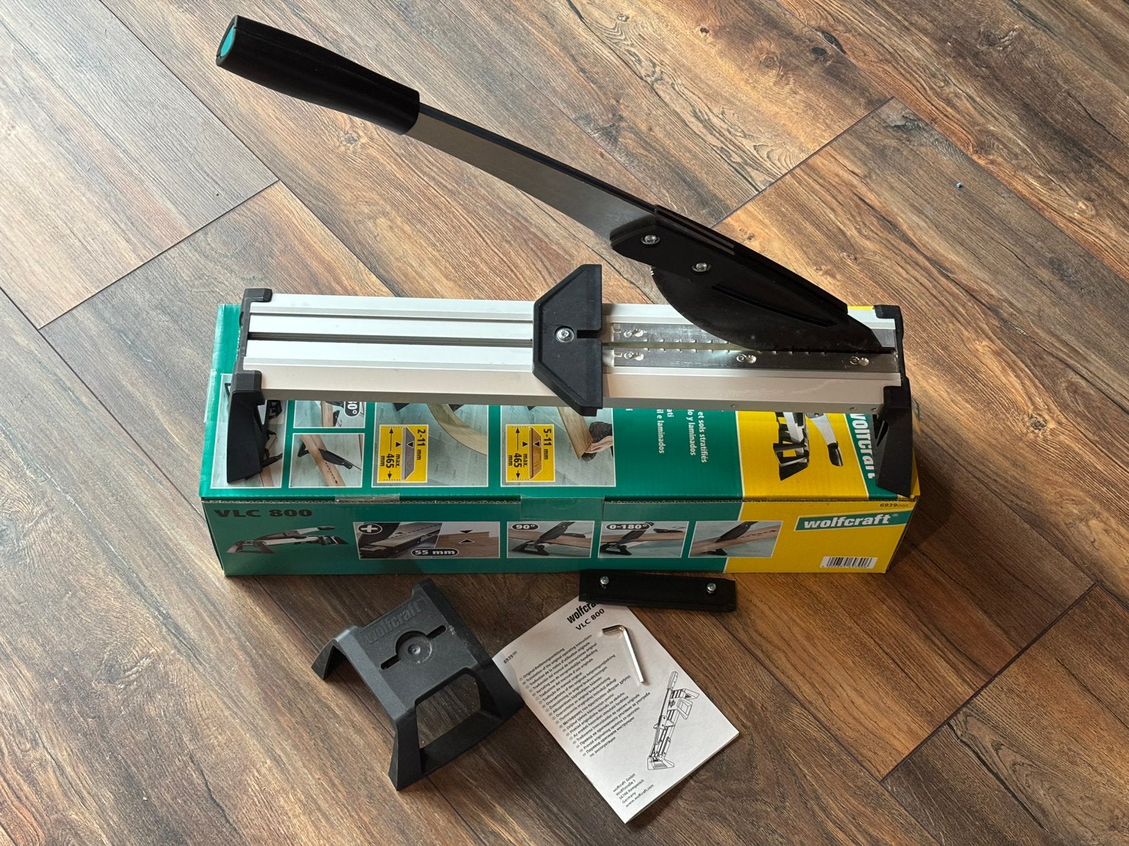 Wolfcraft VLC 800 PVC & Laminaatsnijder Z.G.A.N., Ophalen of Verzenden, Zo goed als nieuw, Snijgereedschap, Overige merken