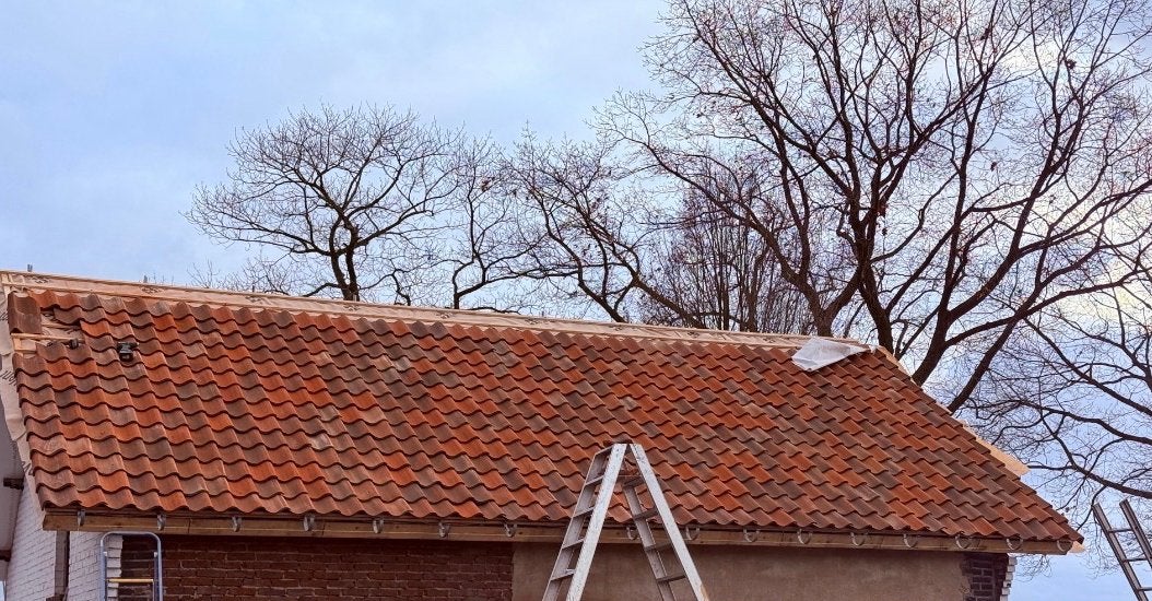 Prachtige nieuwe handgevormde Boomse/Oud-Hollandse dakpannen, Ophalen, Gebruikt, Steen of Klei, 15 m² of meer