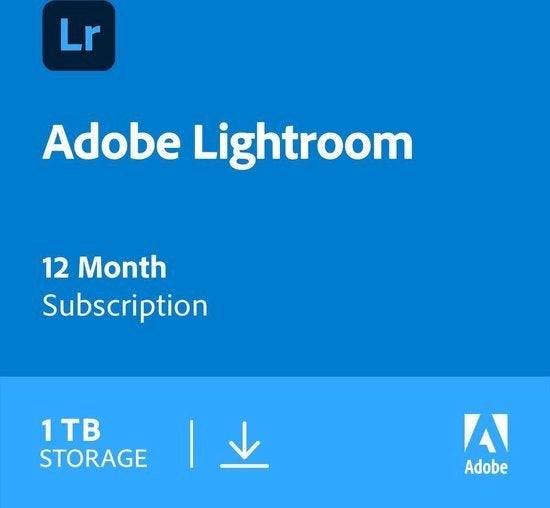 Adobe Photoshop Lightroom CC - 1 apparaat - 1 jaar - 1TB, Ophalen, Nieuw, MacOS