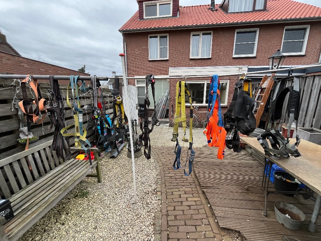 Klimharnas, valbeveiliging, valharnas, veiligheidsgordel, Ophalen of Verzenden, Gebruikt, Klimsport-accessoire