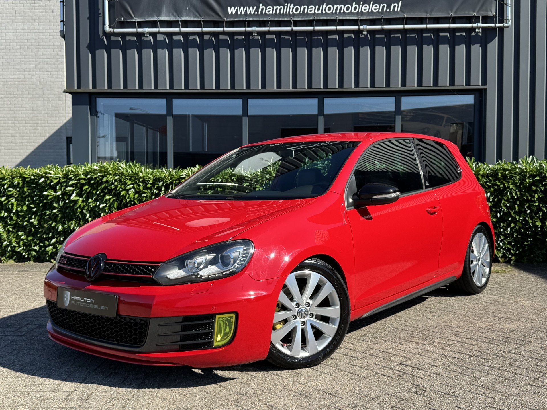 Volkswagen Golf 6 GTI 2.0 TSI 211pk Adidas Edition Leder Nav, Auto's, Voorwielaandrijving, Gebruikt, Zwart, 4 cilinders