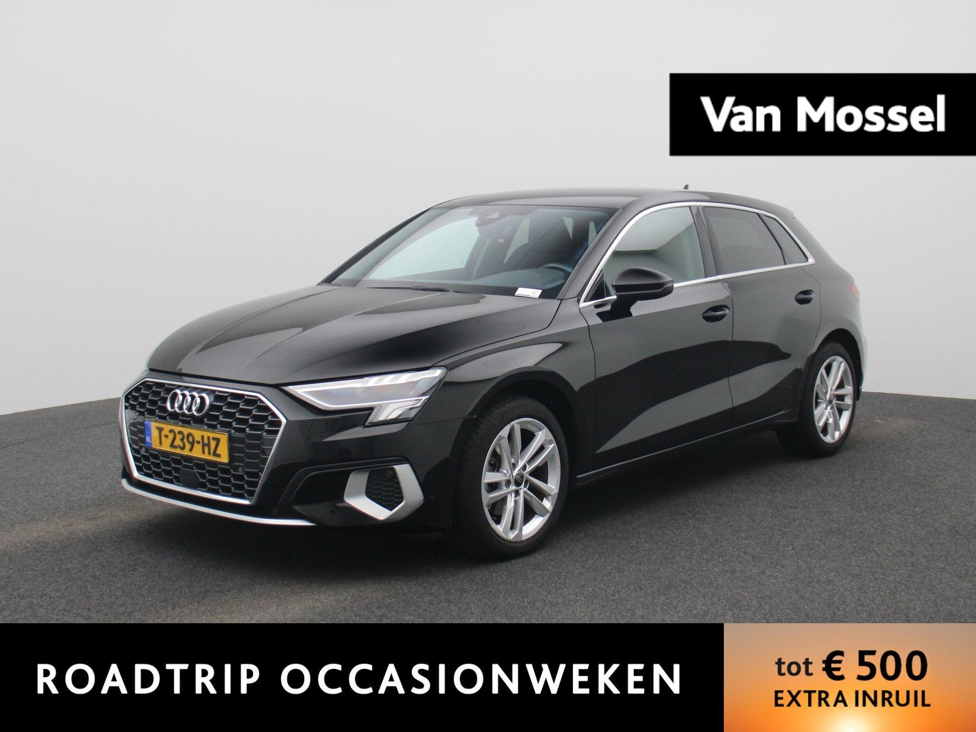 Audi A3 Sportback 30 TFSI S edition | Automaat | Virtual coc, Auto's, Audi, 12 maanden, Gebruikt, Leder en Stof, Zwart