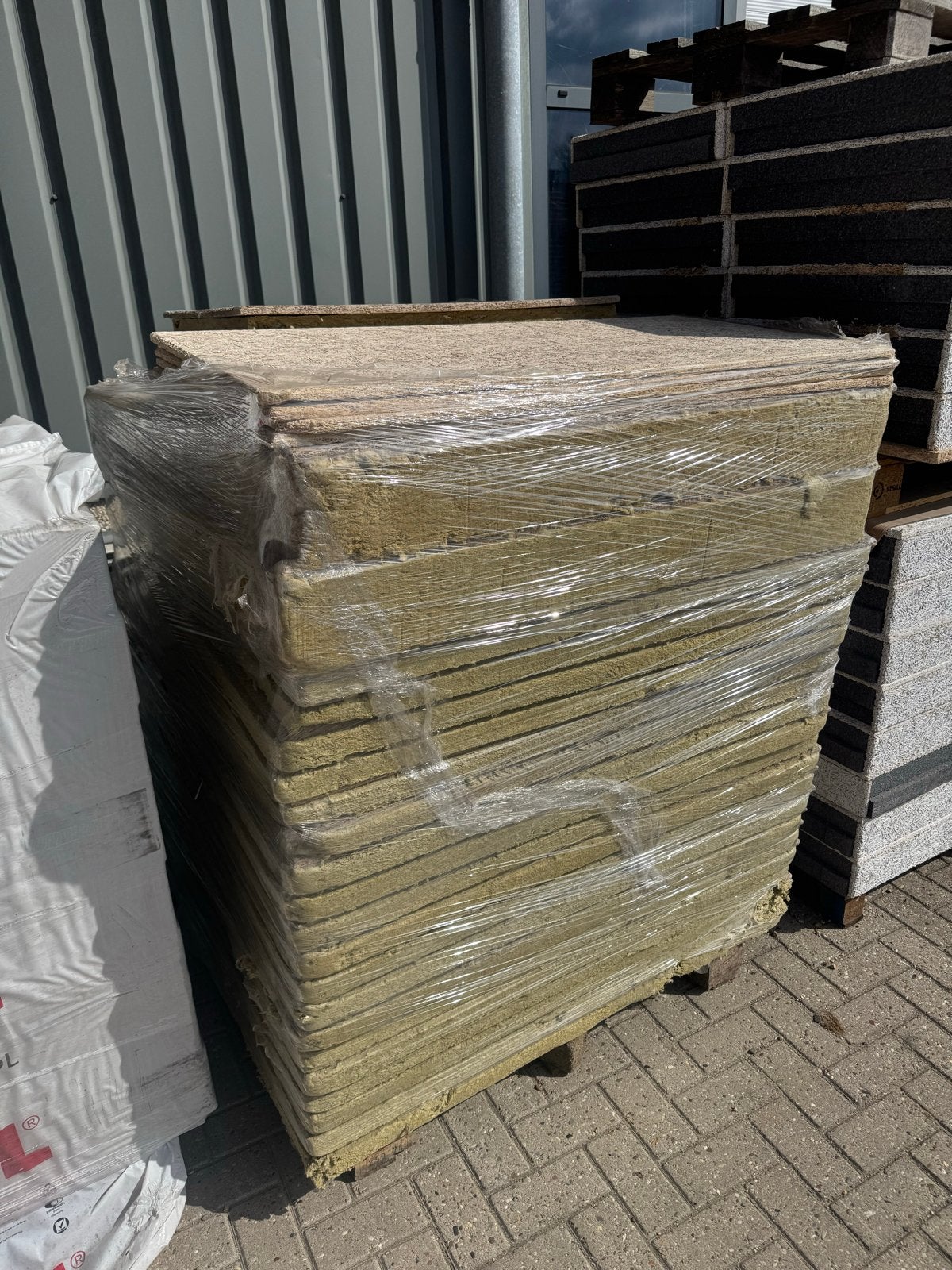 Steenwol isolatieplaten 40mm & 140mm met houtwolcement, Ophalen, Gebruikt, 12 cm of meer, Steenwol