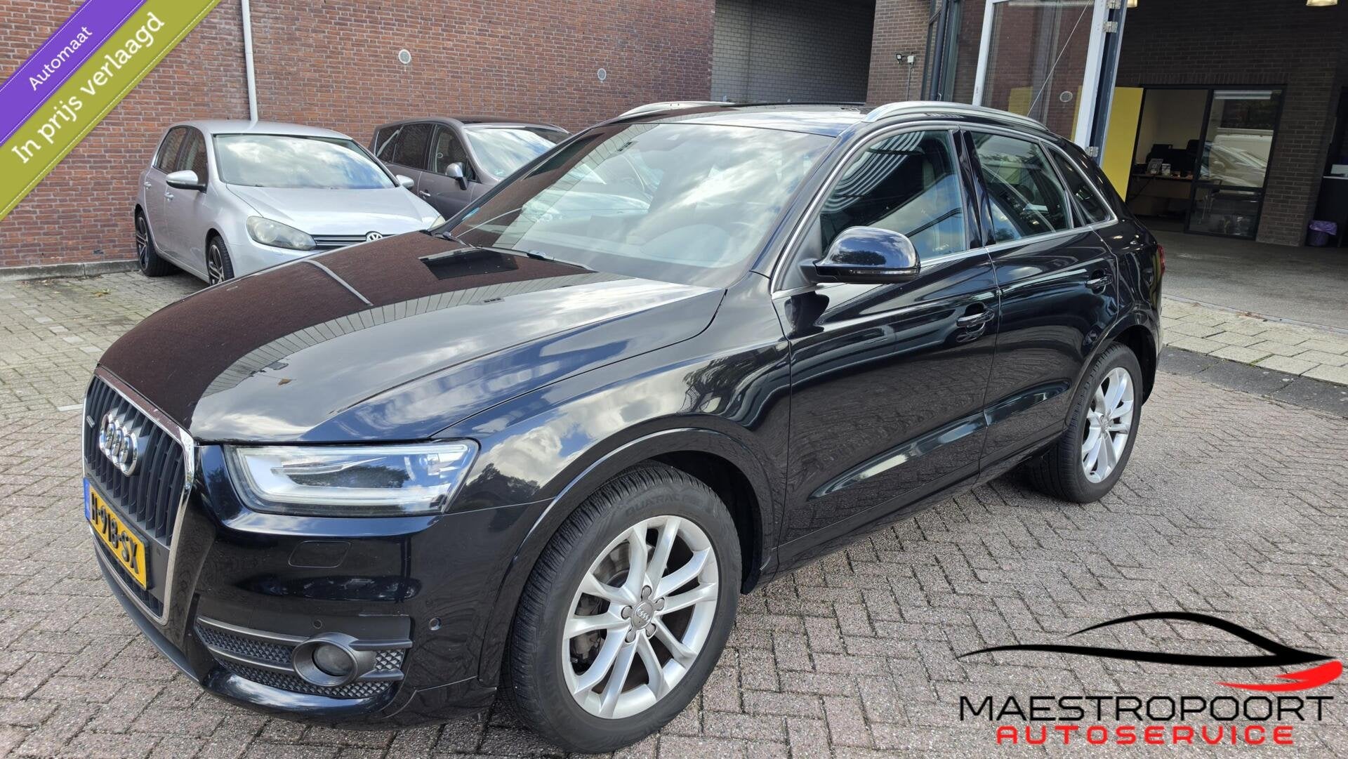 Audi Q3 2.0 TFSI quattro Pro Line, Auto's, Euro 5, Gebruikt, 4 cilinders, Zwart