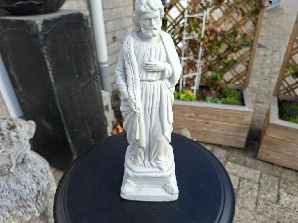 antiek beeld porselein christus de trooster van de deens, Ophalen of Verzenden