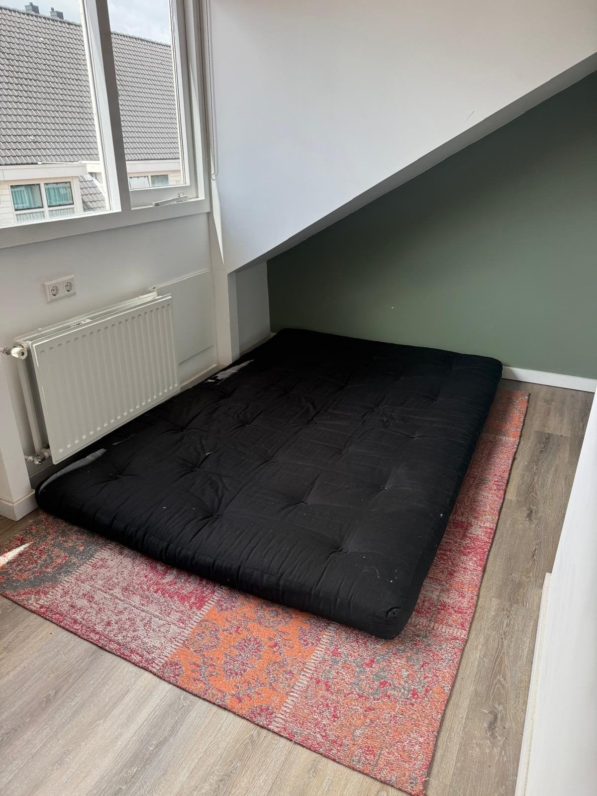 Cotton Futon mattress, Ophalen, Gebruikt, 140 cm, Twijfelaar