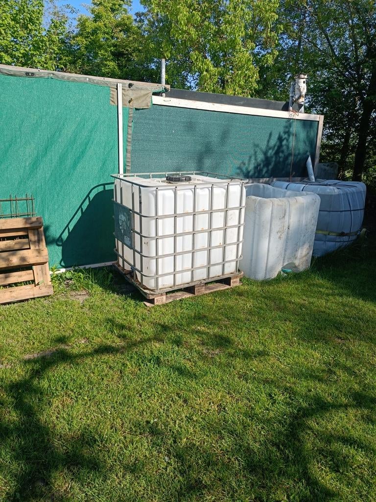 Regen vat icb container, Ophalen, Rechthoekig, Opzetzwembad, Minder dan 80 cm