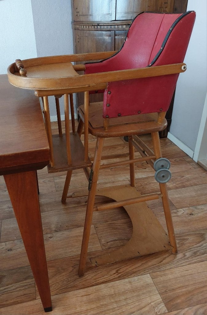Vintage Kinderstoel Jaren 50, Ophalen, Gebruikt, Overige typen