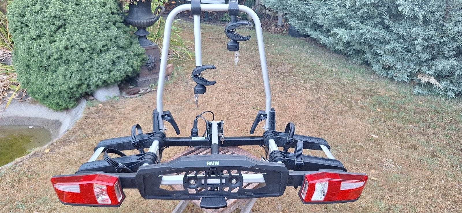 BMW (Uebler-x21-s) Fietsendrager voor 2-ebikes als nieuw!!, 3 fietsen of meer, Elektrische fiets, Ophalen of Verzenden, Zo goed als nieuw