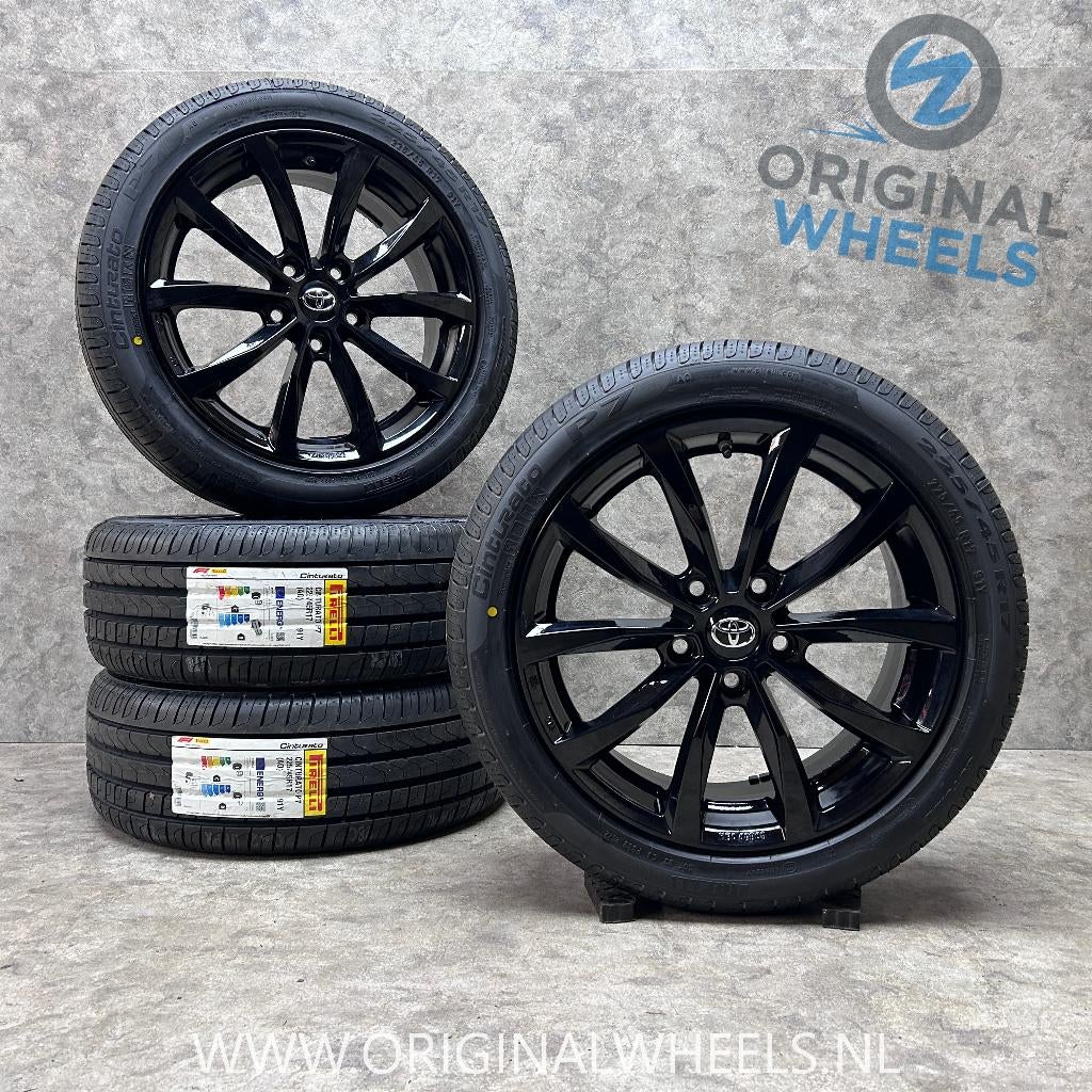 NIEUWE 17 inch originele velgen + zomerbanden Toyota Auris, Auto-onderdelen, Banden en Velgen, Nieuw, Ophalen of Verzenden, Personenwagen