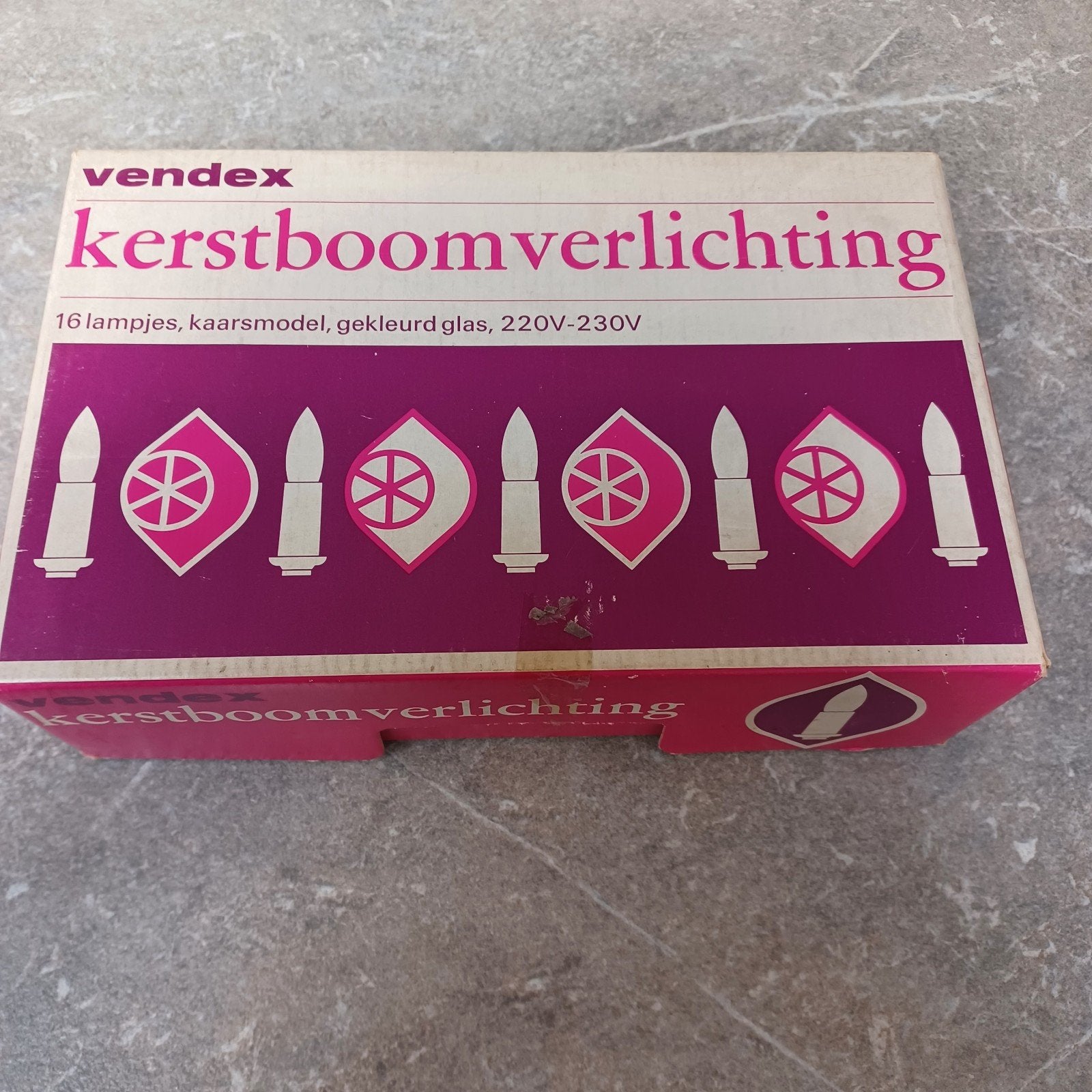 Vintage Vendex kerstboomverlichting, Diversen, Ophalen of Verzenden, Gebruikt