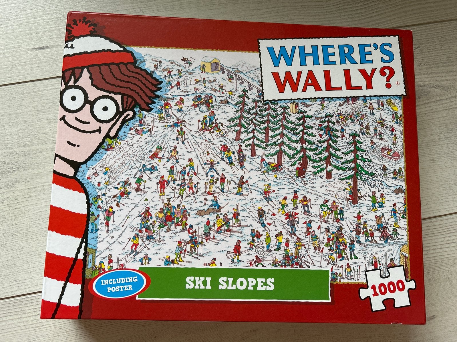 Waar is Wally? Ski Puzzel 1000 stukjes, Ophalen of Verzenden, 500 t/m 1500 stukjes, Zo goed als nieuw, Legpuzzel