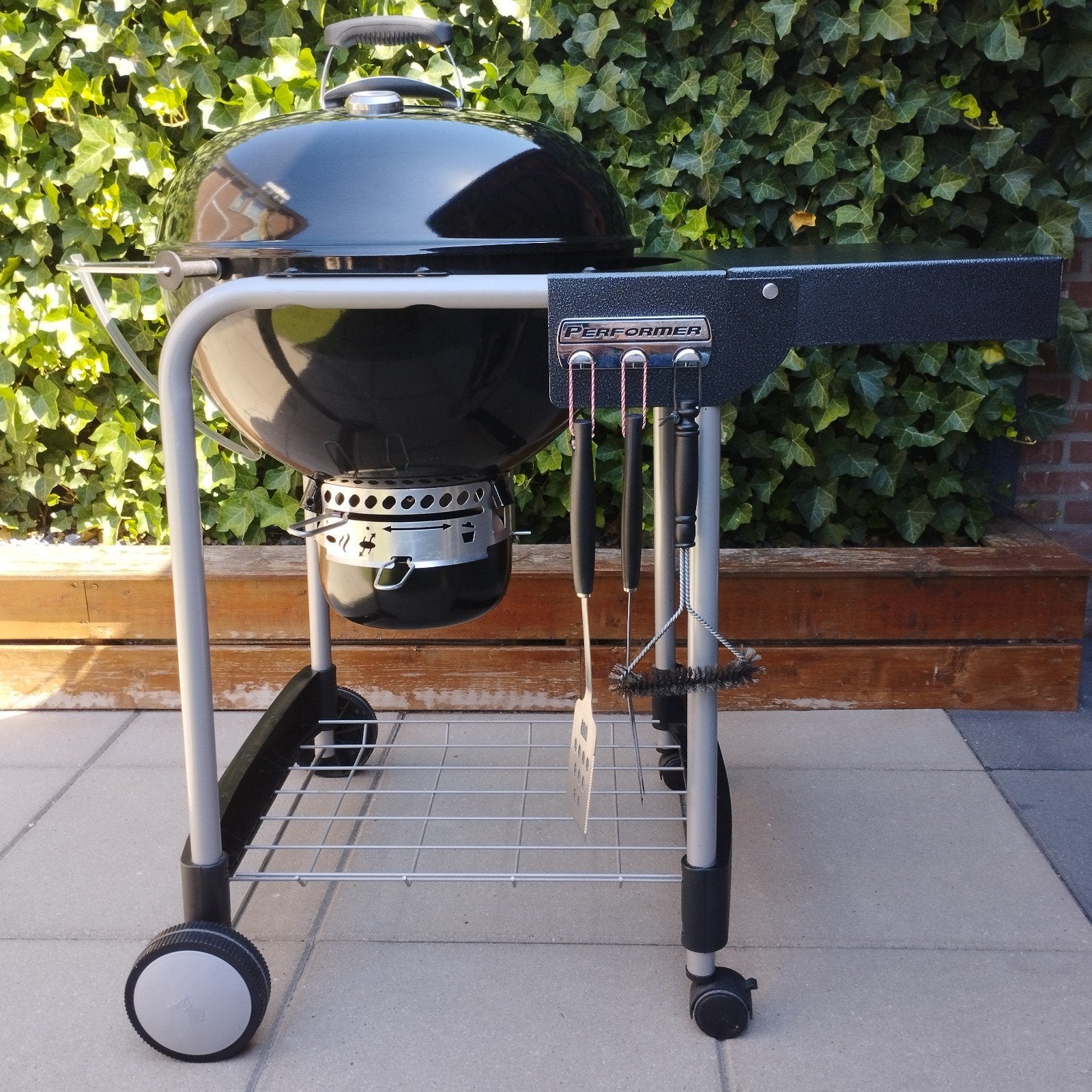 Weber Performer Premium BBQ - Houtskoolbarbecue, Ophalen, Zo goed als nieuw, Weber