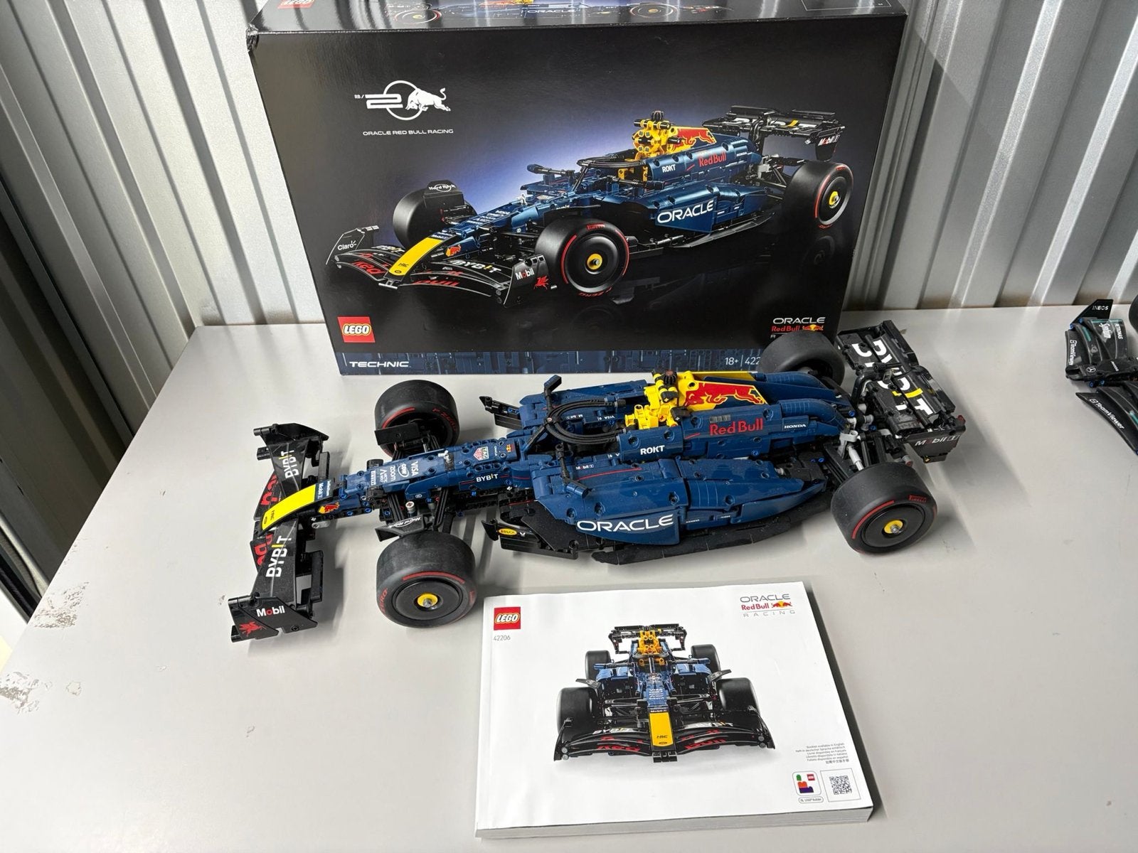 LEGO Technic 42206 Red Bull Racing F1 Raceauto, Ophalen, Compleet, Lego, Zo goed als nieuw