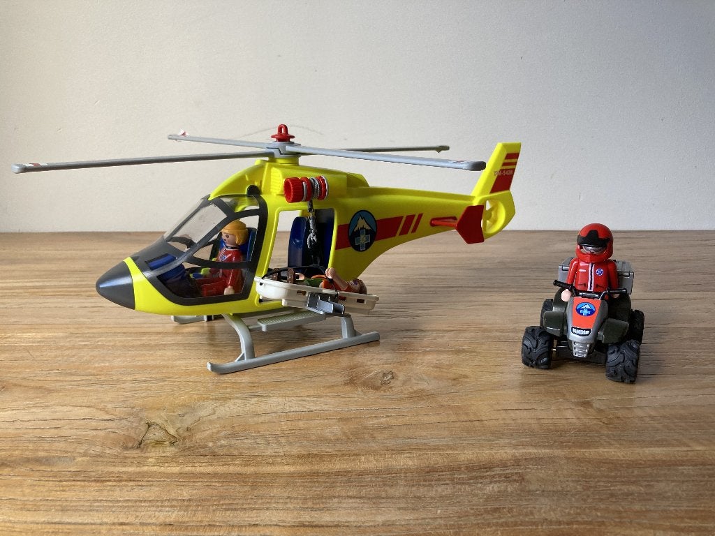 Playmobil Reddingshelikopter (5428) + Reddingsquad (5429), Gebruikt, Complete set, Voertuig, Ophalen of Verzenden