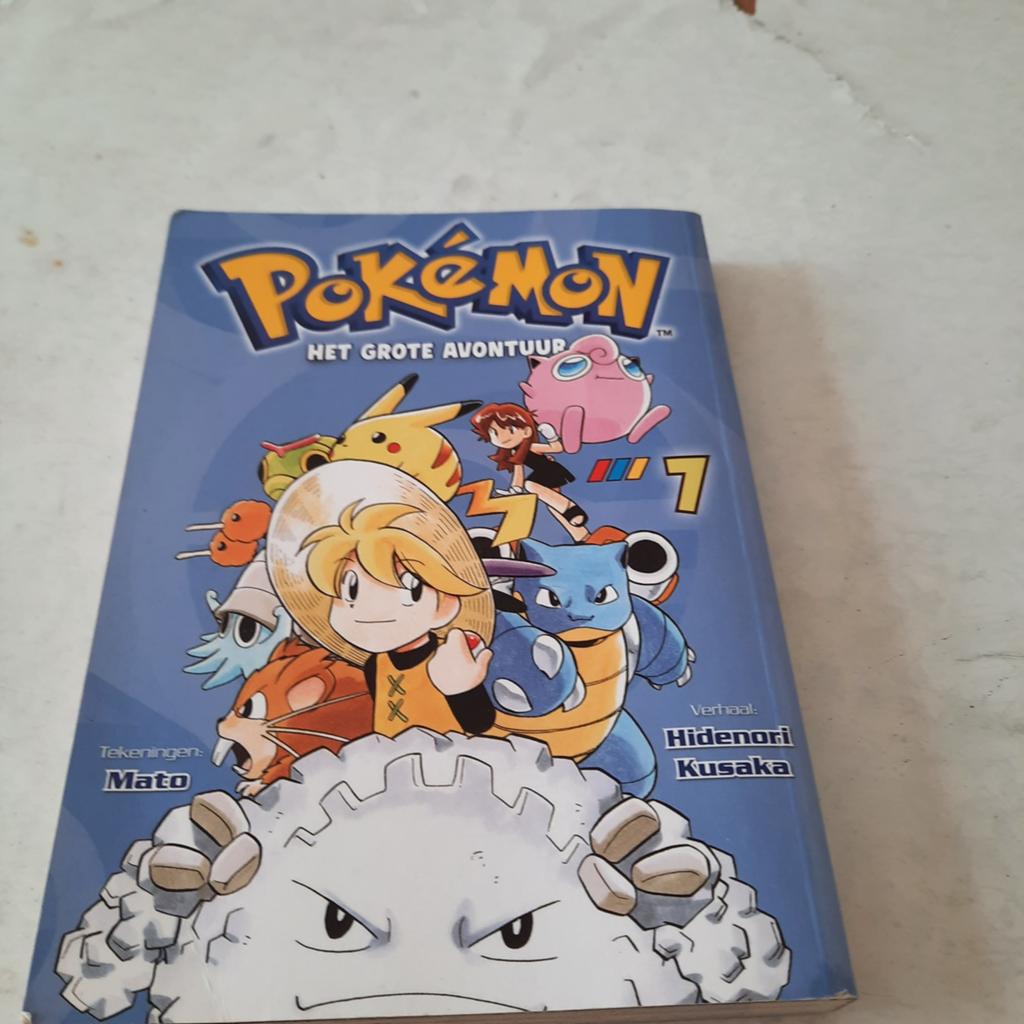 Pokémon: Het Grote Avontuur - Deel 7, Eén stripboek, Ophalen, Gelezen, Hidenori Kusaka, Mato