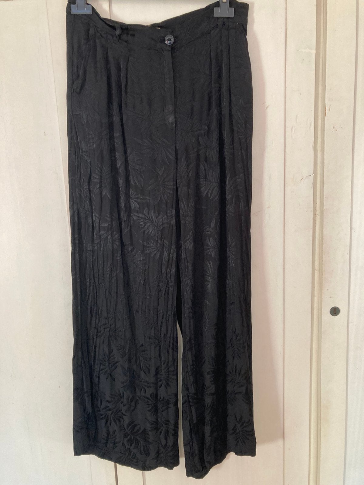 King Louie broek, mt 38, Kleding | Dames, Broeken en Pantalons, Zwart, Ophalen of Verzenden, Maat 36 (S), Lang