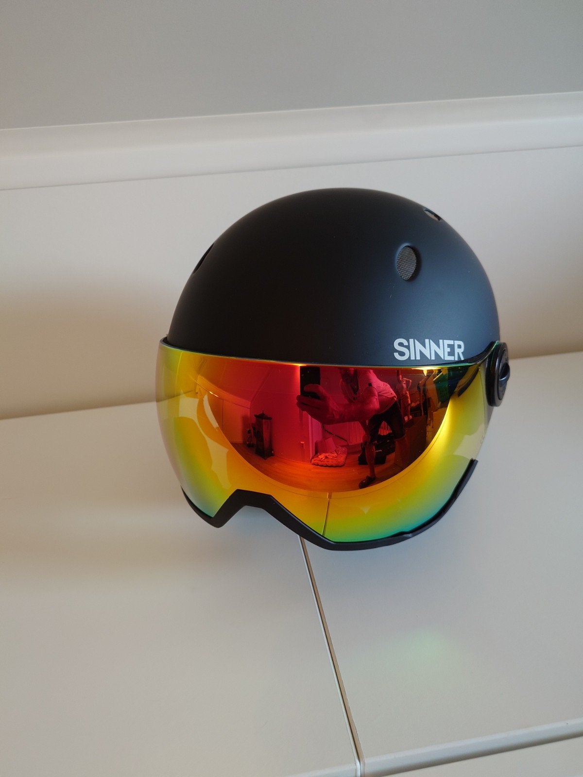 Sinner Titan Visor Skihelm - Maat M (57cm), Overige merken, Overige typen, Ophalen of Verzenden, Zo goed als nieuw