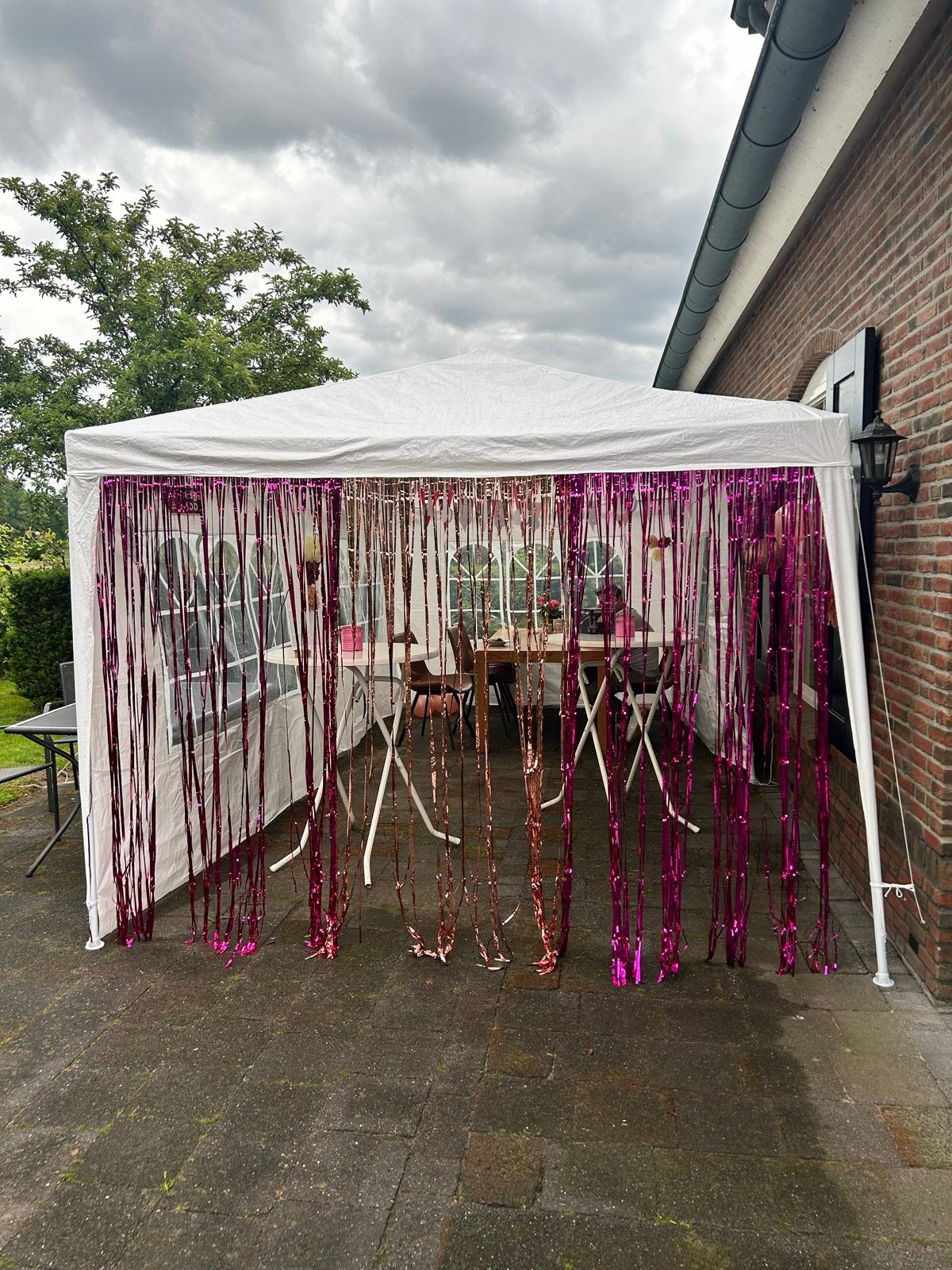 Partytent 3x6 meter - Slechts 1 keer gebruikt!, Ophalen, Partytent, Zo goed als nieuw, 4 tot 6 meter