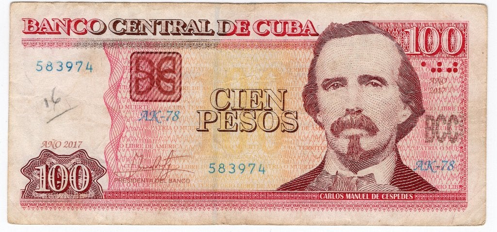 Cuba 100 Peso 2017, Verzenden, Noord-Amerika