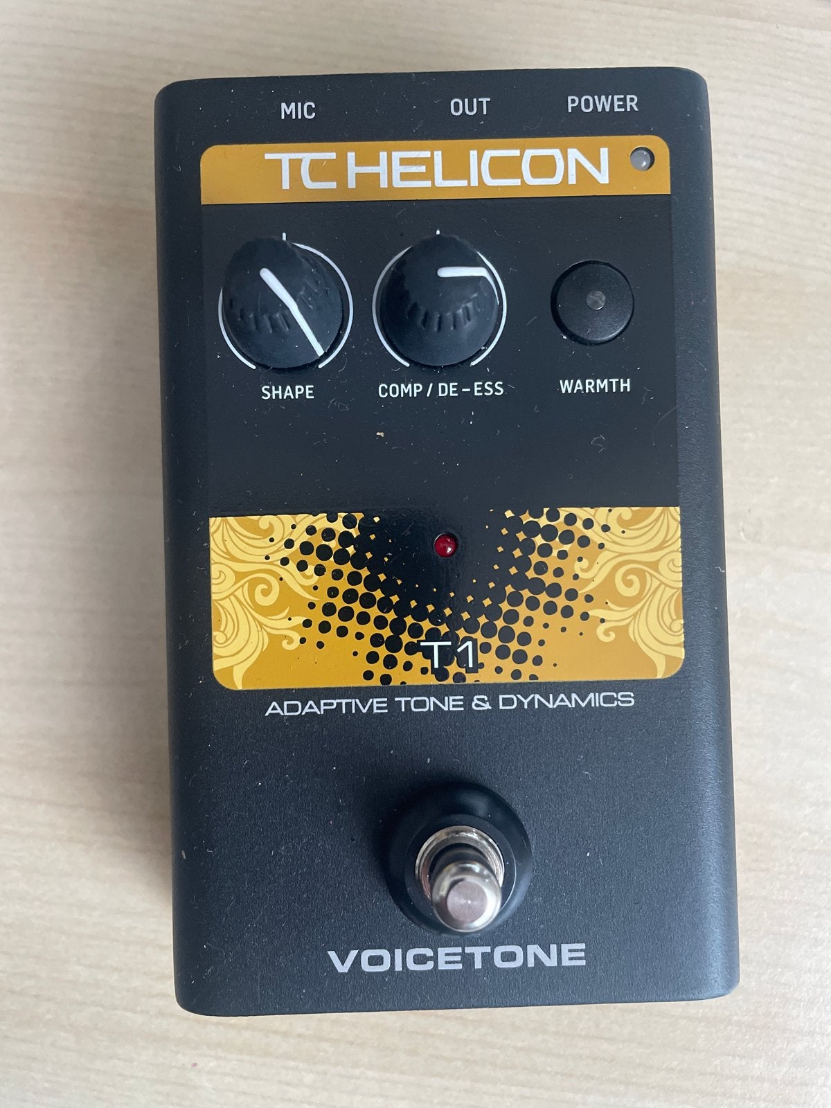 Compressor TC Helicon VoiceTone T1 Adaptive Tone & Dynamics, Ophalen of Verzenden, Zo goed als nieuw, Compressor